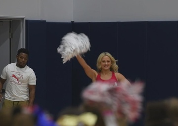 NFL Cheerleaders visit MCAS Iwakuni