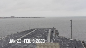 USS Dwight D. Eisenhower (CVN 69) Underway Compilation Feb 2023