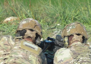 B-Roll Package: Sky Soldiers Conduct Machine Gun Range Training with Cypriot Troops