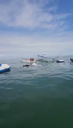 Coast Guard rescues 6 from vessel taking on water near Freeport, Texas