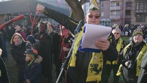 U.S. Army Garrison Stuttgart leadership celebrates Fasching