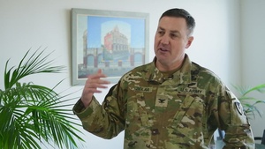 BROLL U.S. Army Garrison Stuttgart leadership celebrates Fasching