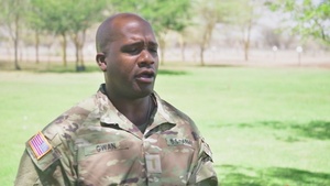 2nd Lt. Joshua Gwan explains why he joined the National Guard
