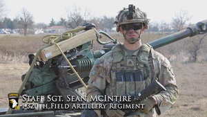 1-320th Field Artillery Regiment Conduct Elevator Drills and cold/hot load training in Greece