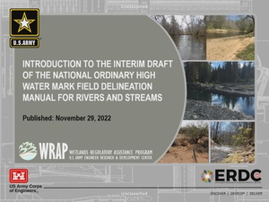 Introduction to the Interim Draft of the National Ordinary High Water Mark (OHWM) Manual