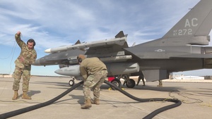 B-roll Video of 177th Fighter Wing Hosting Air Mobility Command Units For Integrated Combat Turnaround Training