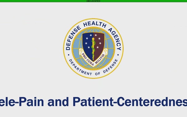 RRC HRO Patient Centeredness Webinar - Tele-Pain and Patient-Centeredness