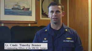 Coast Guard Cutter Juniper returns to homeport after a 43-day patrol