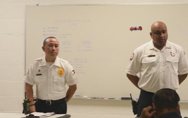 Fire Station #2 Live Fire Training
