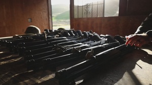 B-Roll: Marine Aviation Support Squadron 3 Conducts Shotgun Range