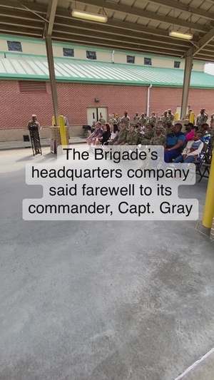 Headquarters Company of 3rd Division Sustainment Brigade changes command