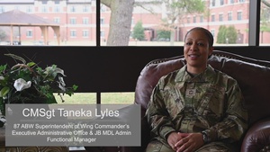 JB MDL celebrates Black History Month: CMSgt Taneka Lyles