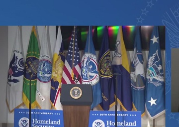 President Biden Delivers Remarks at the Department of Homeland Security’s 20th Anniversary Ceremony