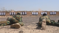 Ghanaian Armed Forces conduct weapons training