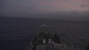 USS Mobile (LCS 26) Blue Crew Sea and Anchor Operations at Pearl Harbor