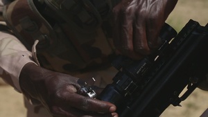 Niger soldiers shoot at 400m range - Flintlock 2023