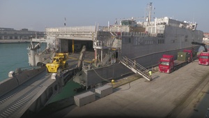 B-roll package of USNS Carson City