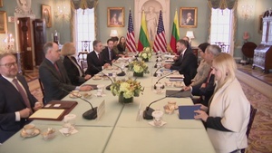 Secretary of State Antony J. Blinken meets with Lithuanian Foreign Minister Gabrielius Landsbergis