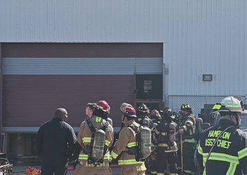 JBLE Responds to fire on base