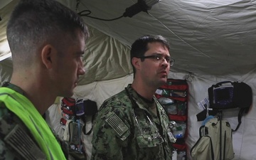 B Roll: Expeditionary Medical Facility Bravo conducts readiness training