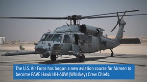 New PAVE Hawk Crew Chief Course at JBLE