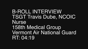 Tech. Sgt. Travis Dube Talks About Families and Patients
