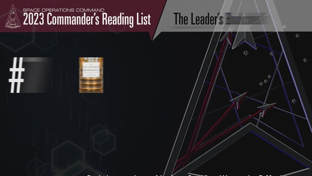 DVIDS - Video - 2023 SpOC Commander's Reading List: Book 7