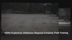 430th EOD Field Training