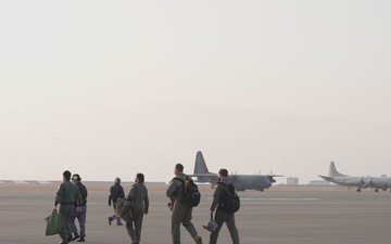 US Air Force,  Japan Maritime Self Defense Force Fly Together