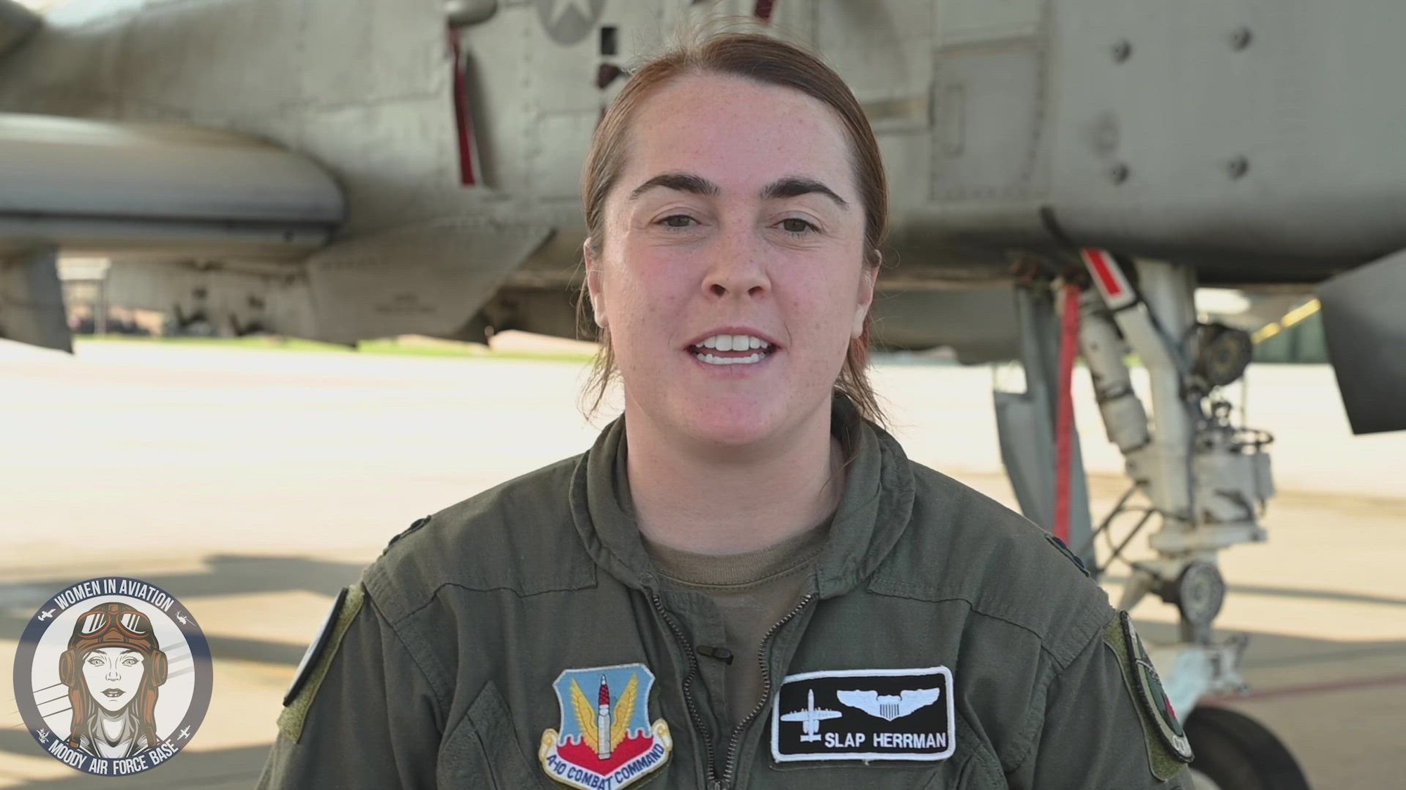 U.S. Air Force Capt. Grace Herrman, 75th Fighter Squadron A-10C Thunderbolt II pilot, 