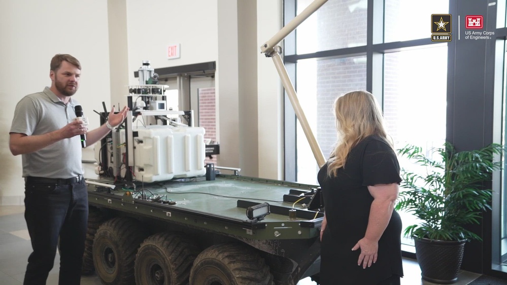 DVIDS - Video - DamBot Displays New Robotic Arm (With Branding)