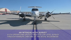 An Intragalactic Survey: Edwards AFB conducts Sidewinder low level flight survey through Southern California wilderness