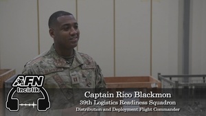 TurkiyeHADR - AFN Incirlik Audiogram: Capt. Rico Blackmon, 39th Logistics Readiness Squadron