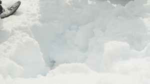 B-Roll Package: Sky Soldiers Build Arctic Survival Shelters with the Italian Army