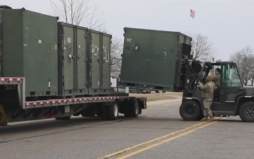 127th Logistics Readiness Squadron loads truck