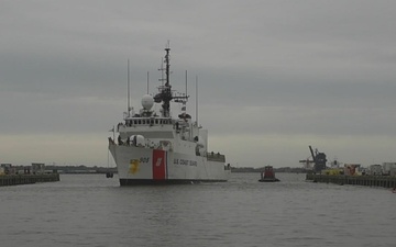 USCGC Spencer returns to Portsmouth after an 88-day African patrol