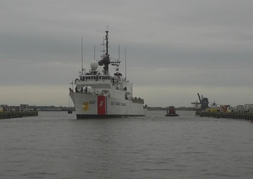 USCGC Spencer returns to Portsmouth after an 88-day African patrol