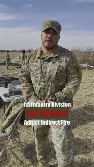 E3B Adjust Under Indirect Fire Lane NCOIC