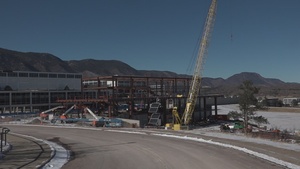 USAFA Madera Cyber Innovation Center project construction (Winter 2023) B-ROLL