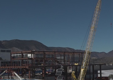 USAFA Madera Cyber Innovation Center project construction (Winter 2023) B-ROLL