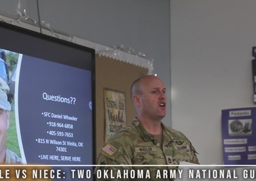 Uncle vs niece: Two Oklahoma Army National Guard Recruiters Battle To See Who Can Enlist The Most Soldiers