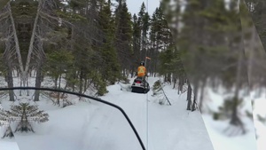 Guard members train in arctic Canada as part of Guerrier Nordique ’23