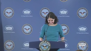 Policy Leader, Pentagon Press Secretary Hold Briefing