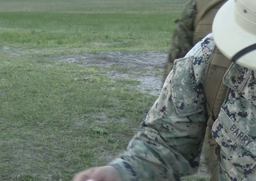 B-roll: Marine Corps Marksmanship Competition Night Shoot