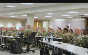 Future U.S. Army Reserve Sergeants Major Academy Students Attend New Orientation Session
