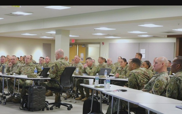 Future U.S. Army Reserve Sergeants Major Academy Students Attend New Orientation Session