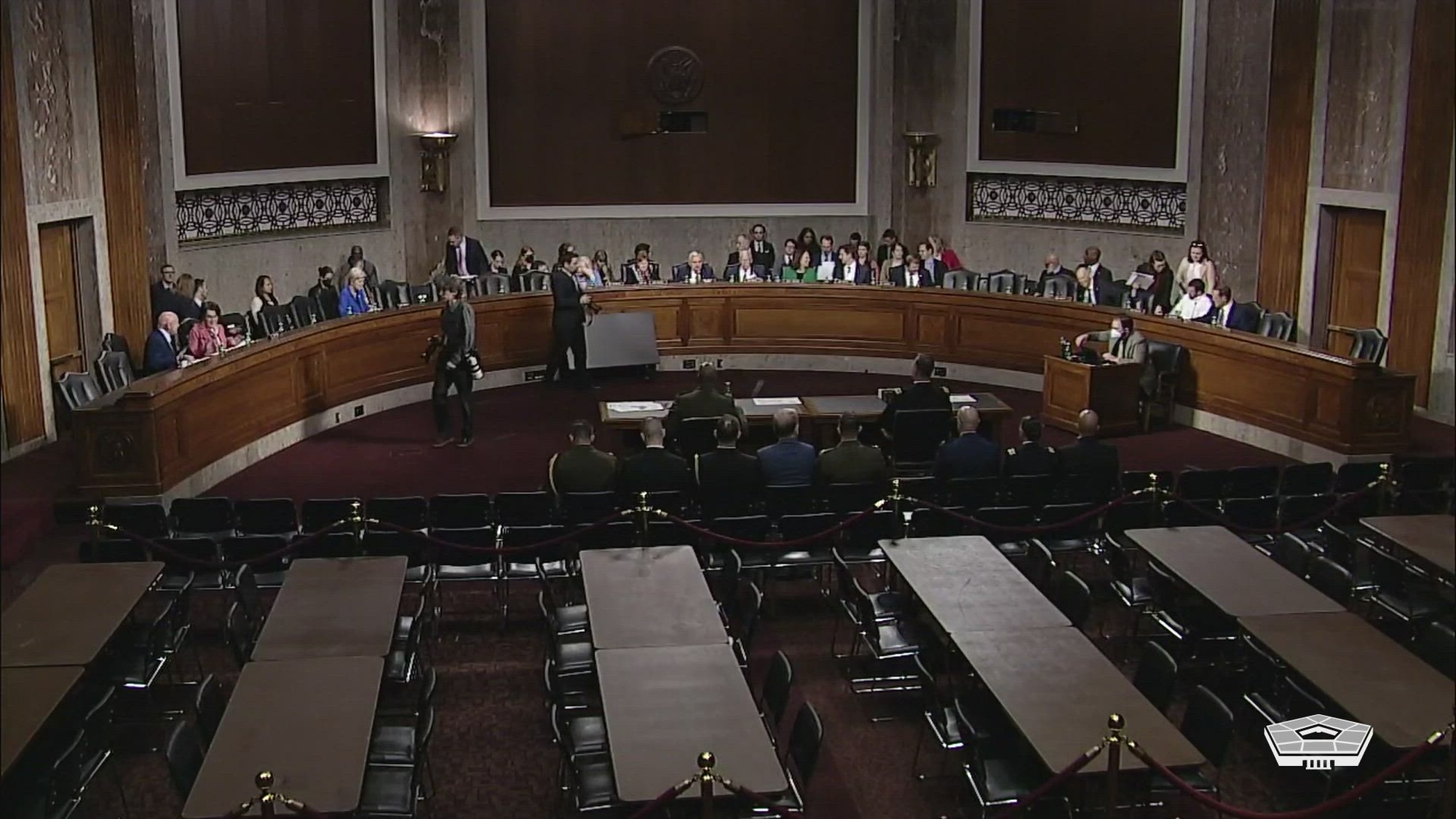 Army Gen. Michael Kurilla, commander, U.S. Central Command, and Marine Corps Gen. Michael Langley, commander, U.S. Africa Command, address the Senate Armed Services Committee on the defense authorization request for fiscal year 2024 and future years defense program.