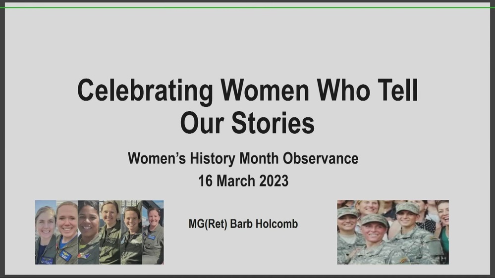 DVIDS - Video - 2023 Women's History Month Observation