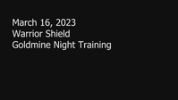 Underground Facility Training During Warrior Shield