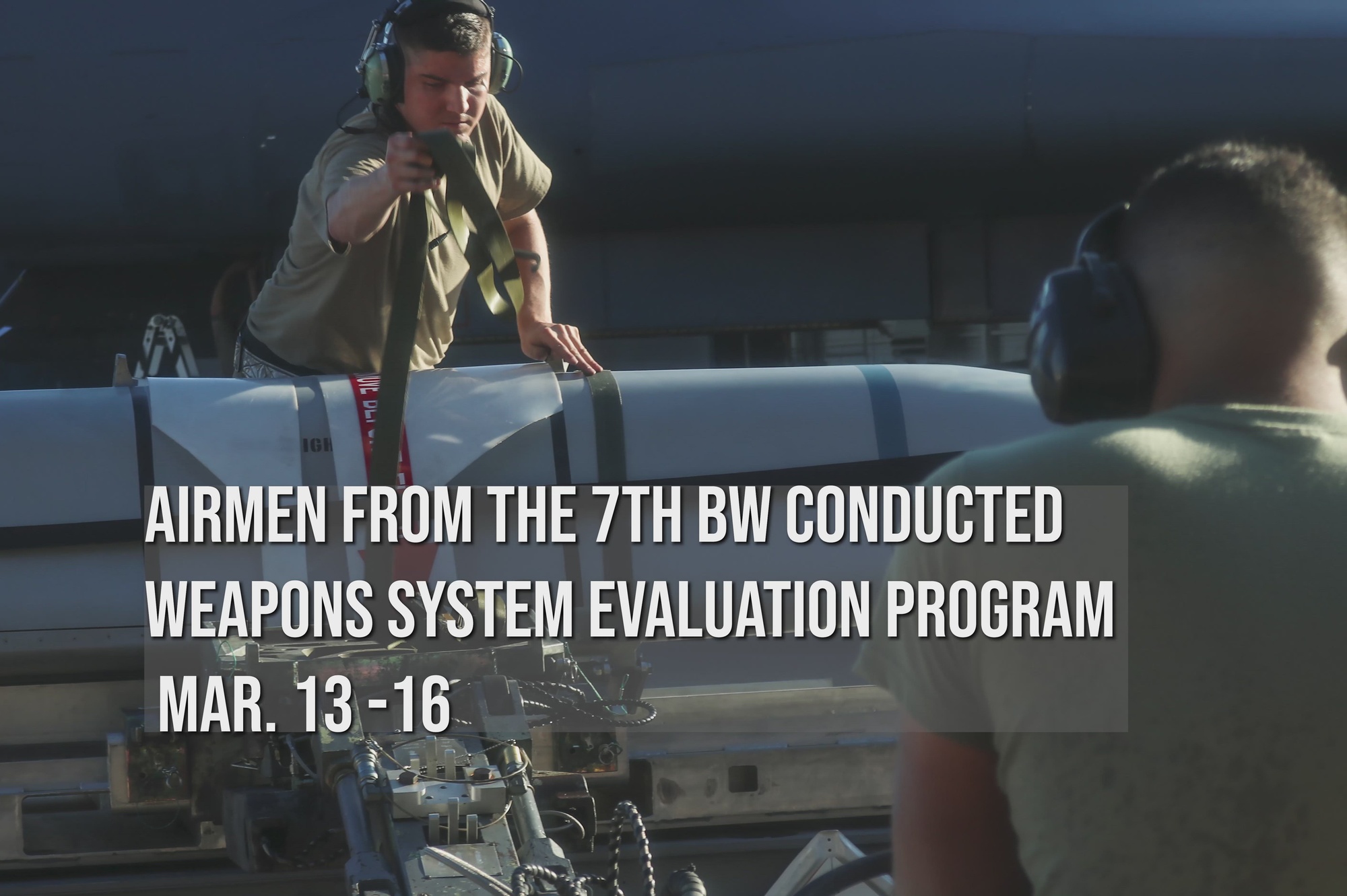 Dyess participated in Exercise Combat Hammer, a Weapons System Evaluation Program meant to test live-fire weapons systems during realistic combat missions.
